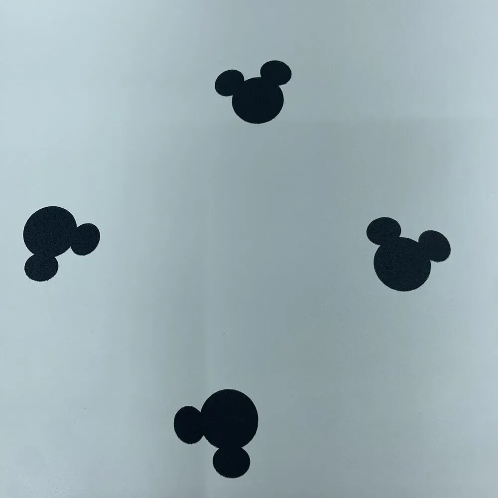 Vintage RARE Mickey Mouse Ears Wallpaper 20.5 Inches Wide X 32.8 feet Long.